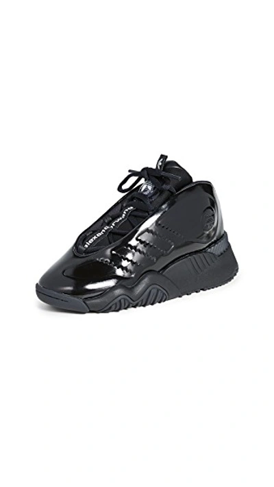 Shop Adidas Originals By Alexander Wang Aw Futureshell Sneakers In Core Black