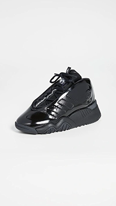 Shop Adidas Originals By Alexander Wang Aw Futureshell Sneakers In Core Black