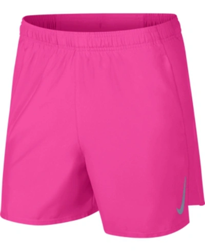 Nike Men's Challenger Dri-fit 5" Running Shorts In Fuchsia Pink | ModeSens