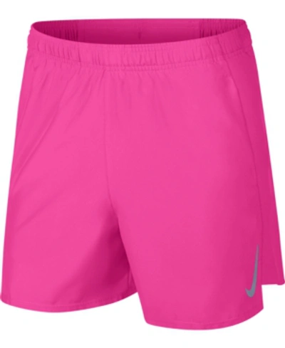 Nike Men s Challenger Dri fit 5 Running Shorts In Fuchsia Pink ModeSens