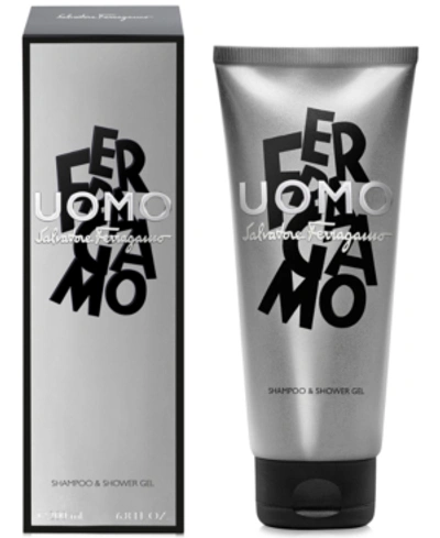Shop Ferragamo Uomo Shampoo & Shower Gel, 6.8-oz.