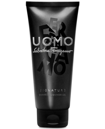 Shop Ferragamo Uomo Signature Shampoo & Shower Gel, 6.8-oz.
