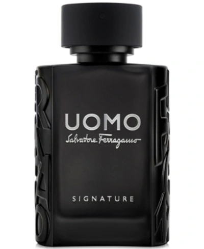 Shop Ferragamo Uomo Signature Eau De Parfum Spray, 1.7-oz.