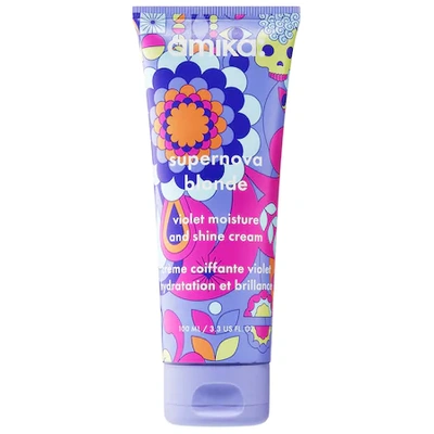 Shop Amika Supernova Blonde Purple Moisture And Shine Cream 3.3 oz/ 100 ml