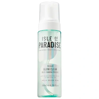 Shop Isle Of Paradise Glow Clear, Color Correcting Self-tanning Mousse Medium 6.76 oz/ 200 ml
