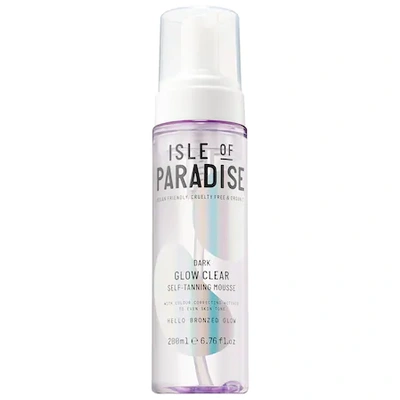 Shop Isle Of Paradise Glow Clear, Color Correcting Self-tanning Mousse Dark 6.76 oz/ 200 ml