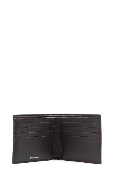 Shop Balenciaga Everyday Wallet In Black