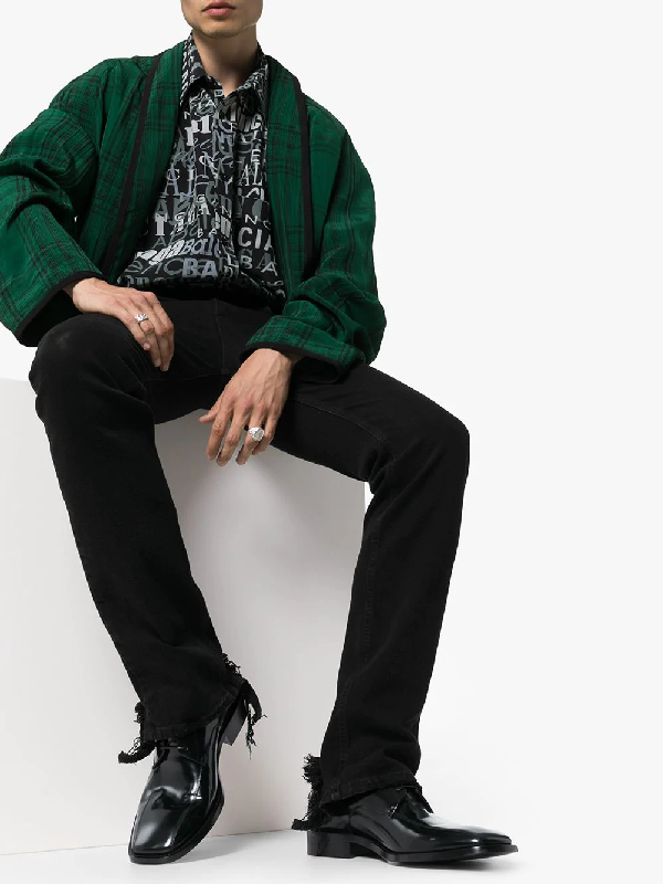 balenciaga derby boots