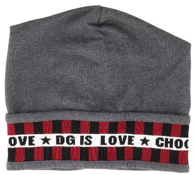 Shop Dolce & Gabbana Hat In Grey
