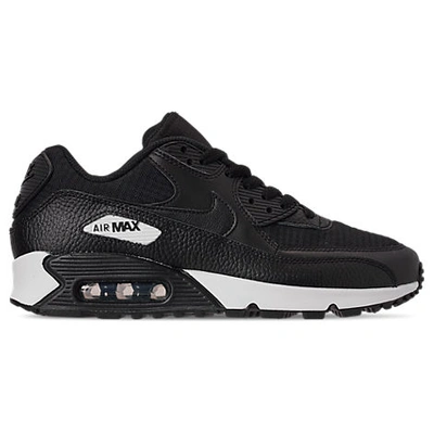 Shop Nike Women's Air Max 90 Casual Shoes In Black