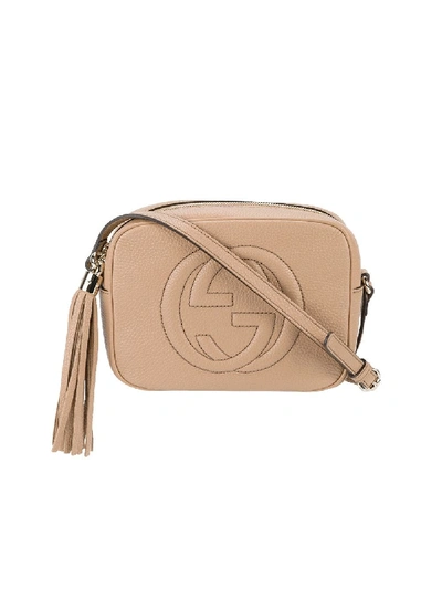 Shop Gucci Soho Cross-body Bag - Neutrals