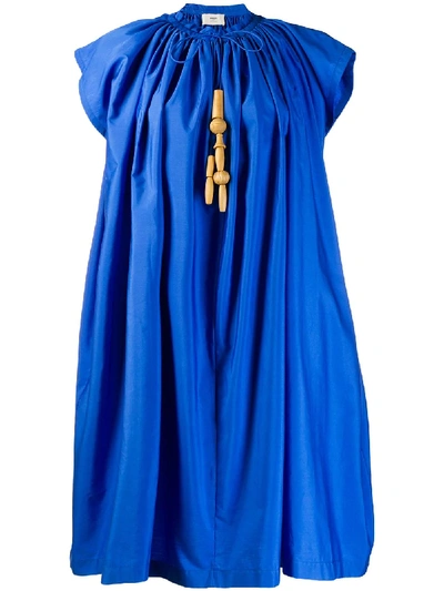 PORTS 1961 超大款中长连衣裙 - 蓝色