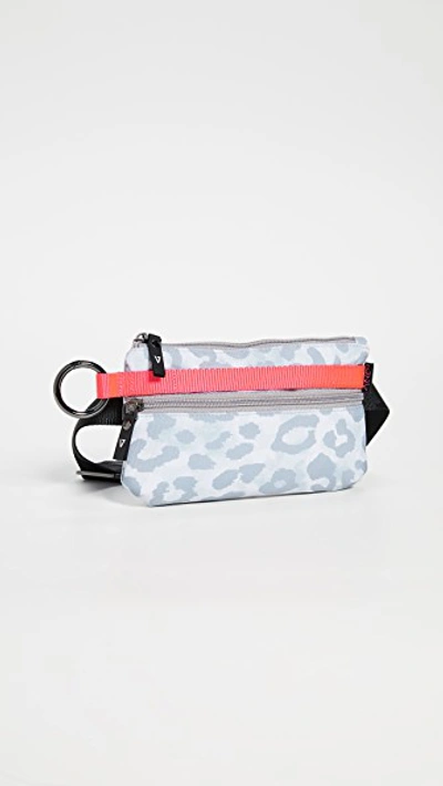Shop Andi Urban Clutch Bag In White Leopard/pop Pink