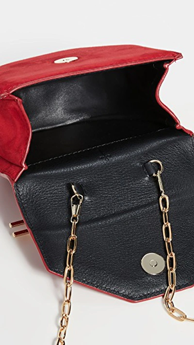 Shop M2malletier Mini Amor Fati Crossbody Bag In Red