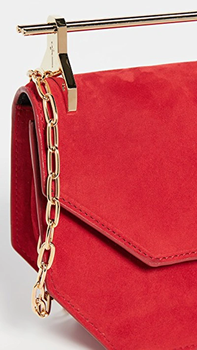 Shop M2malletier Mini Amor Fati Crossbody Bag In Red