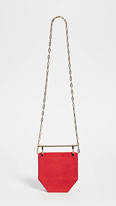 Shop M2malletier Mini Amor Fati Crossbody Bag In Red