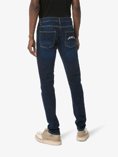 Shop Alexander Mcqueen Slim Fit Jeans In Blue