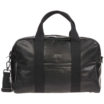 Shop Fred Perry Gommino Duffle Bag In Black