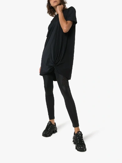 Shop Charli Cohen Laser-cut Stretch Leggings In Black