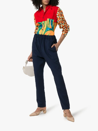 Shop Marni Hemd Mit Abstraktem Print In Y5725 Multicoloured