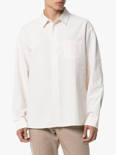 Shop Visvim Irving Button-down Shirt In Neutrals