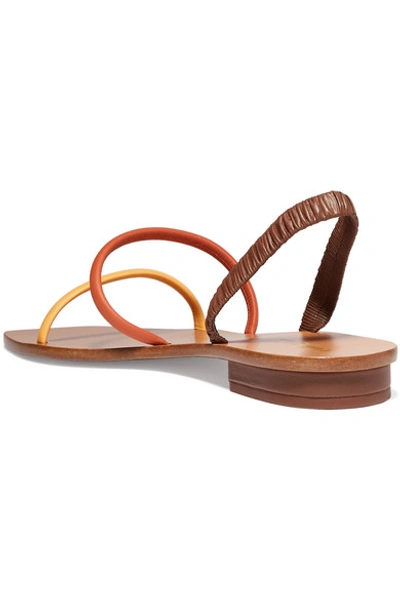 Shop Cult Gaia Mona Leather Sandals In Brown