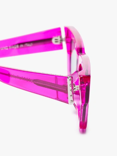 Shop Retrosuperfuture 'roma' Sonnenbrille In Pink