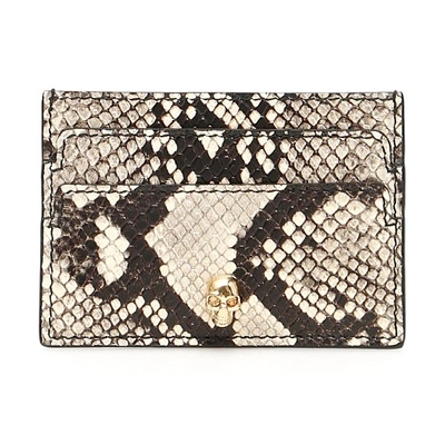 Shop Alexander Mcqueen Skull Cardholder In Multi