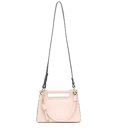 Shop Givenchy Whip Small Leather Shoulder Bag In Pink