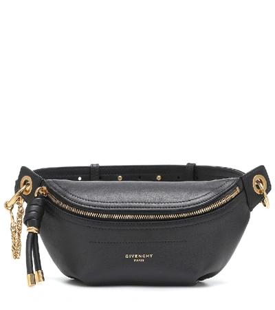 Shop Givenchy Whip Small Leather Belt Bag In Black