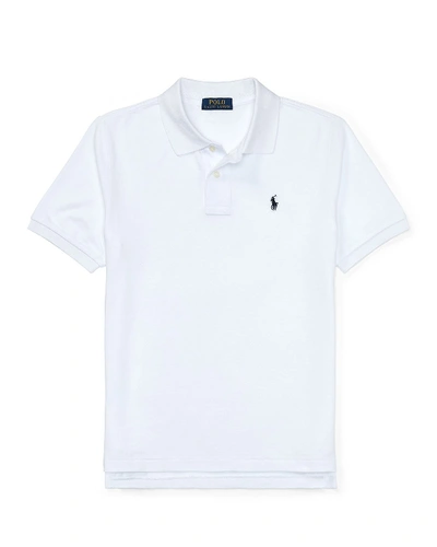 Shop Ralph Lauren Short-sleeve Logo Embroidery Polo Shirt In White