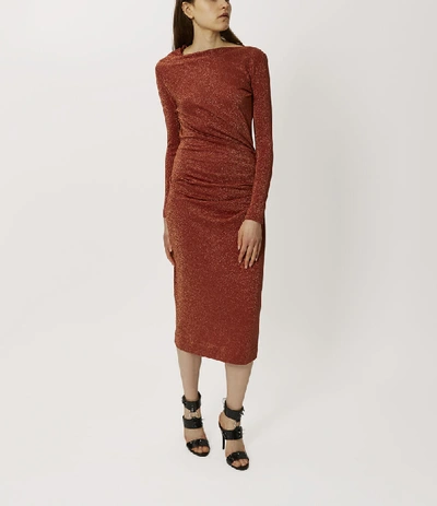 Shop Vivienne Westwood Taxa Dress Rust