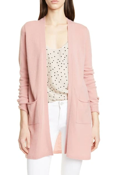 Shop Atm Anthony Thomas Melillo Cashmere Open Cardigan In Clay