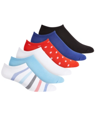 Shop Hue 6 Pack Super-soft Liner Socks In Brook Pack