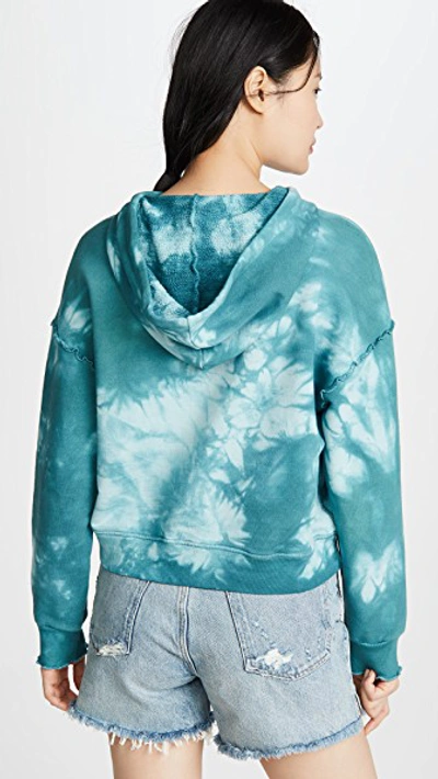 Shop Paige Oakley Hoodie In Mallard Blue/winter Sky