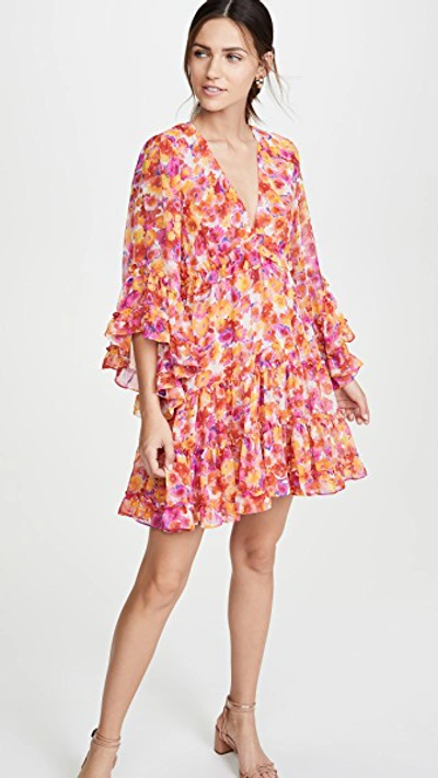 Shop Misa Yasemin Dress In Floral