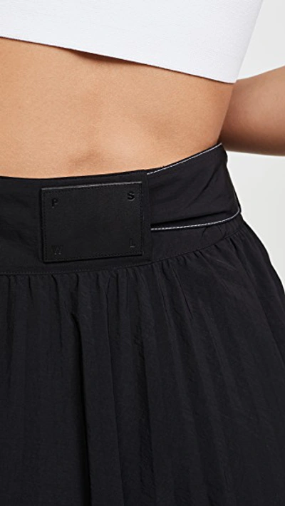 Shop Proenza Schouler Pleated Parachute Skirt In Black