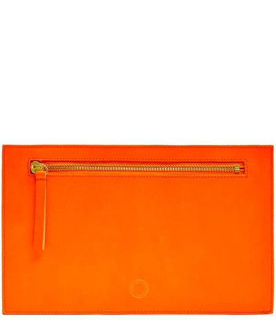 Shop Anna Walker London Faraday Pouch In Cadmium