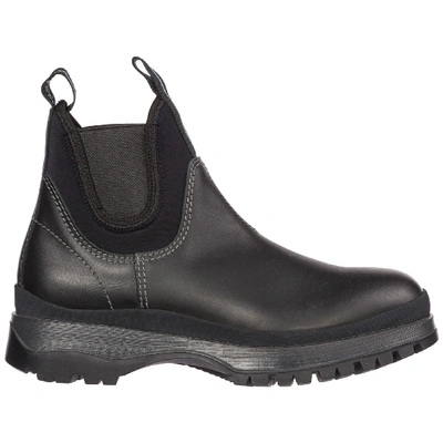 Shop Prada Men's Ankle Boots Booties  Brixxen In Black
