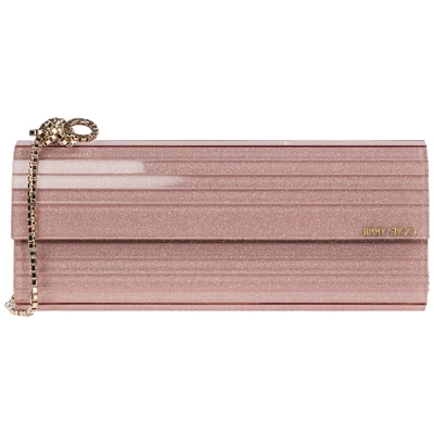 Shop Jimmy Choo Women's Clutch With Shoulder Strap Handbag Bag Purse  Sweetie In Pink