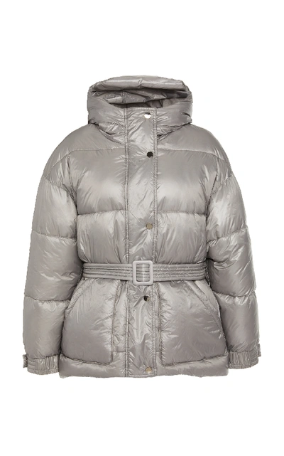 Shop Apparis Michelle Short Coat In Grey