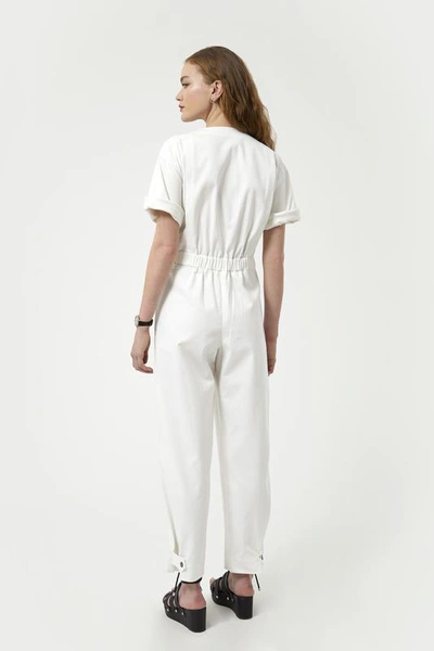 Shop Rebecca Minkoff Hermoine Jumpsuit In Bright White