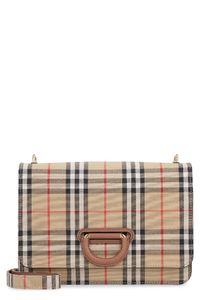 Shop Burberry The D-ring Crossbody Bag In Beige