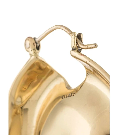 Shop Ellery Locke Pave Liquid Earrings In Gold