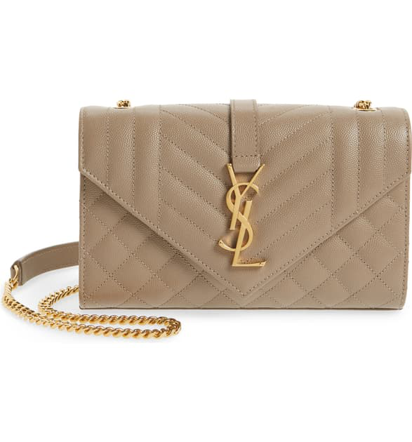 ysl dusty grey bag