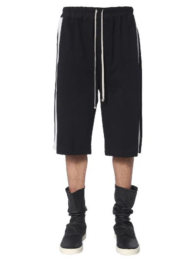 Shop Rick Owens Karloff Shorts In Black