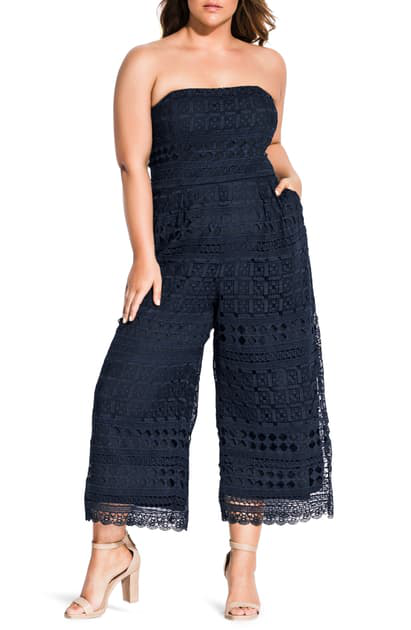 city chic lace jumpsuit