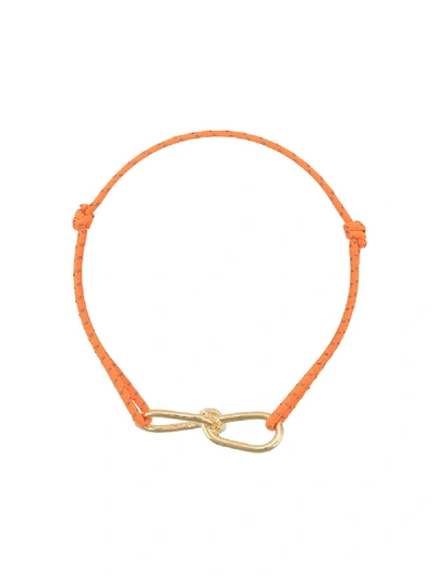 Shop Annelise Michelson Small Wire Cord Bracelet - Orange