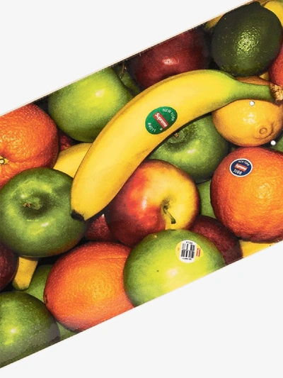 Shop Stadium Goods 'supreme Fruit' Skateboard In Yellow