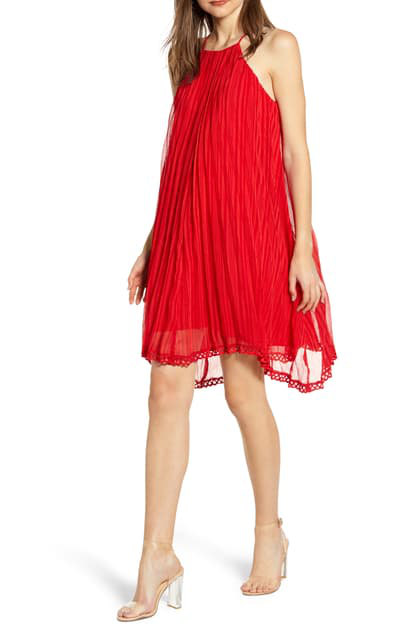 endless rose red dress